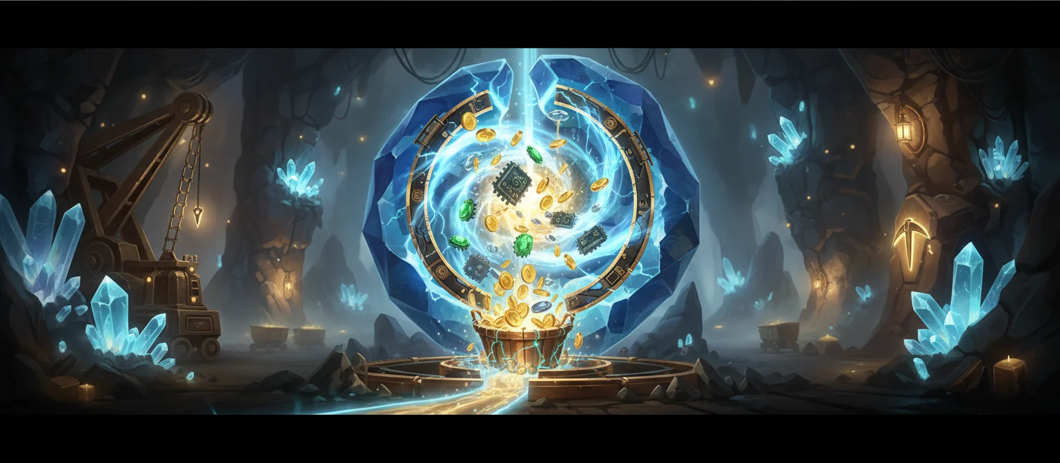 Как работает Minedrop